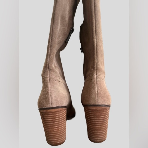 Tan suede knee high boots Franco Sarto - Picture 5 of 6